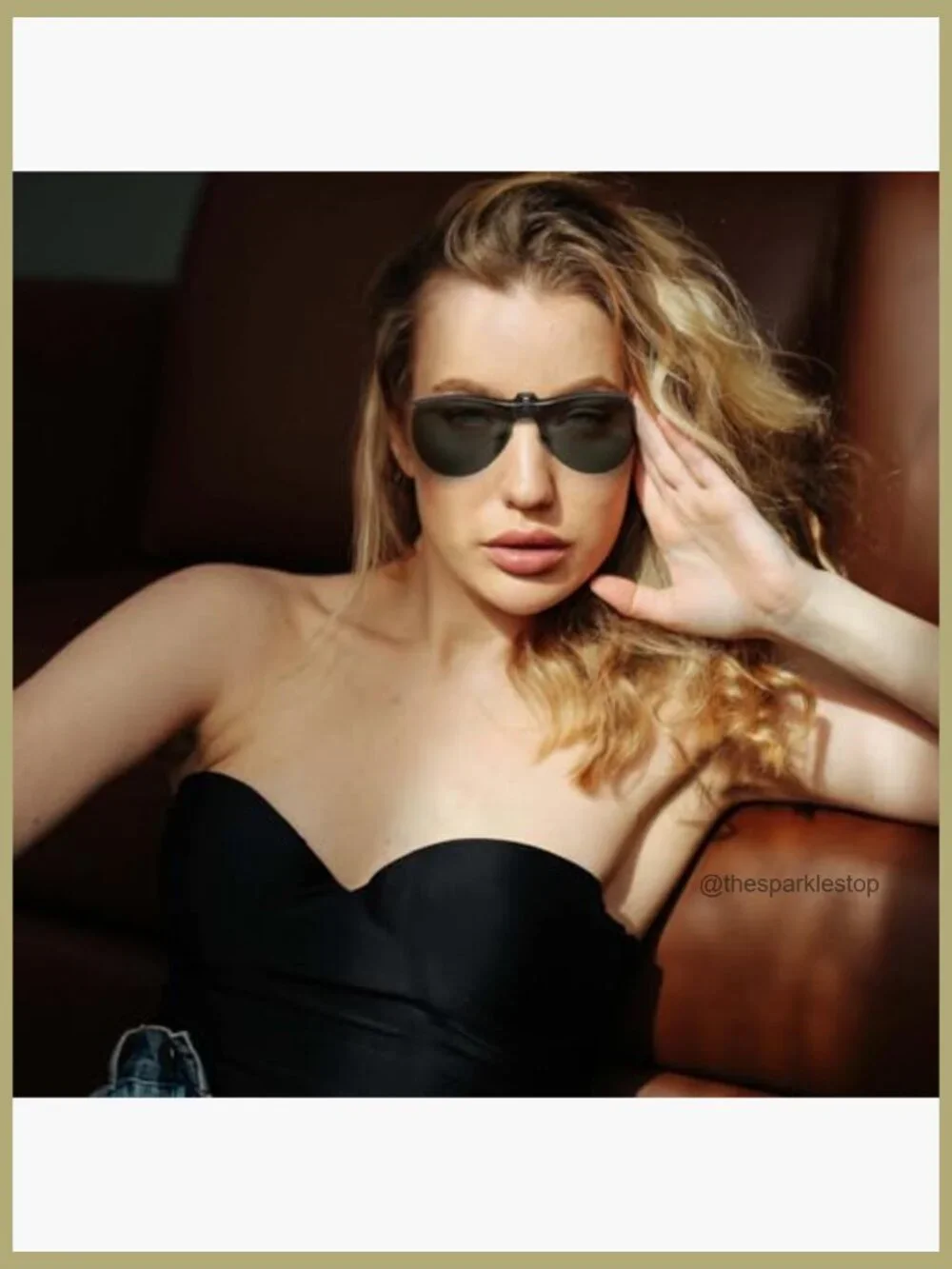 Stainless Steel Flip-Up Aviator Sunglasses Polarized Fit Over Glasses